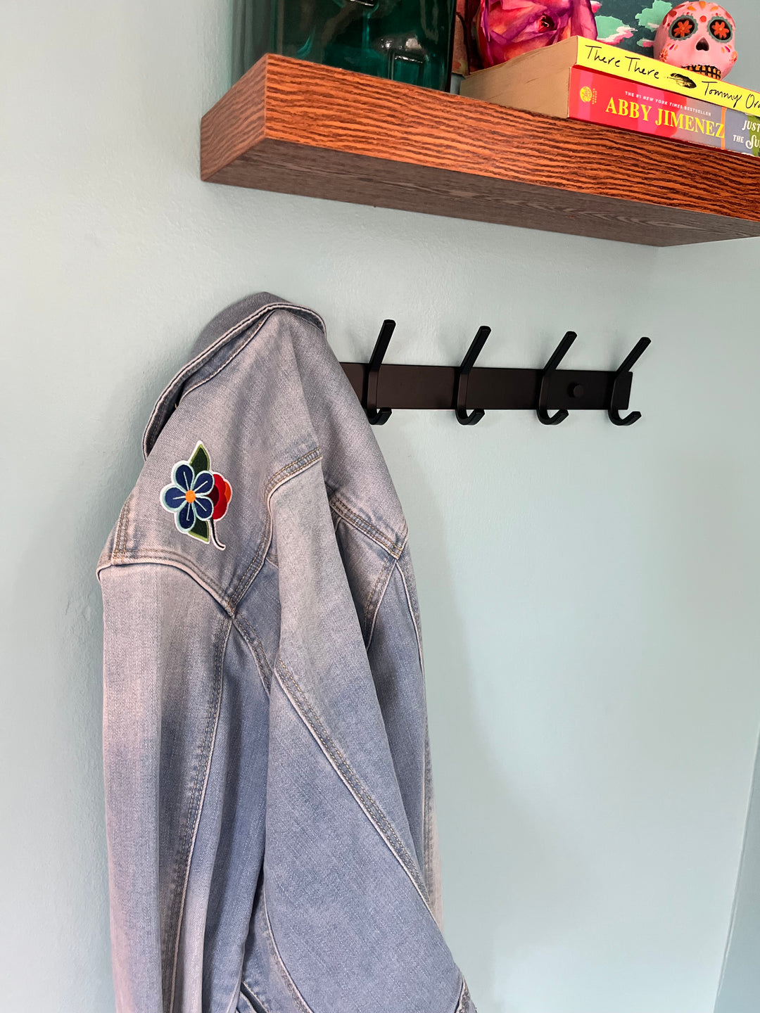 Floral-Embroidered Patch