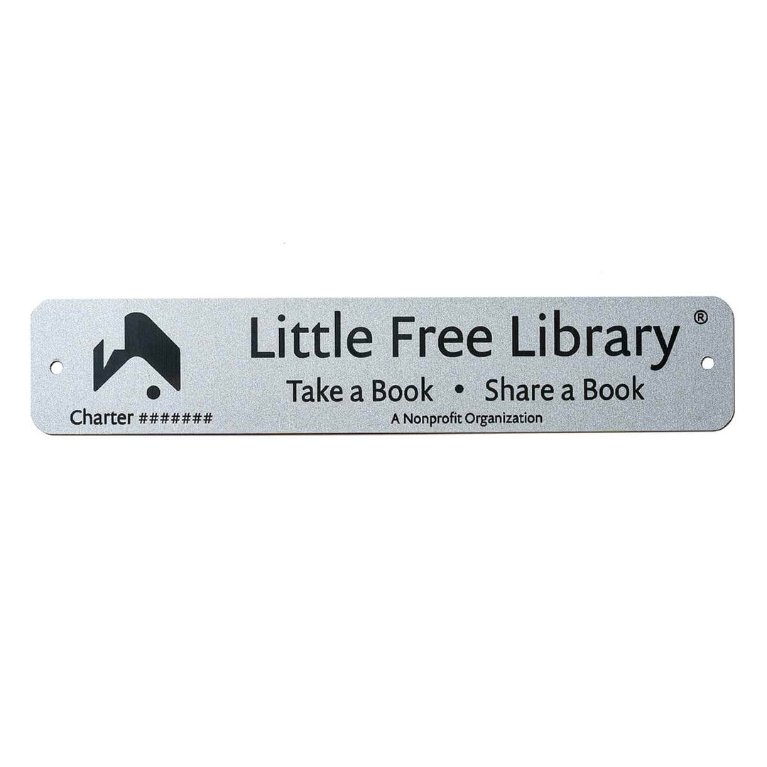Little Free Library Official Charter Sign