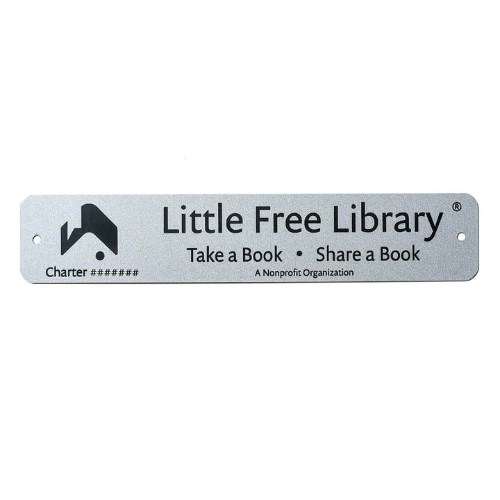 Little Free Library Official Charter Sign