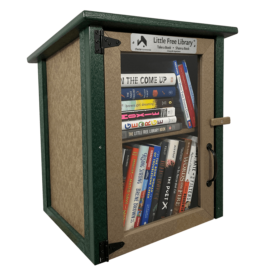 Composite Two Story Forest Little Free Library