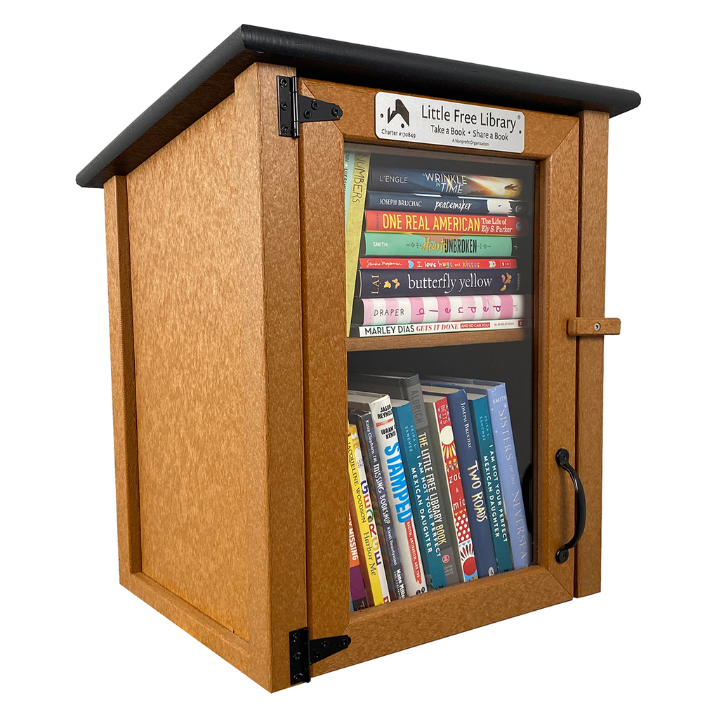 Composite Two Story Cedar Little Free Library