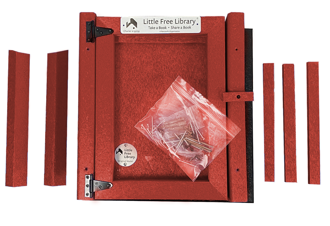 Composite One Story Red Kit Little Free Library