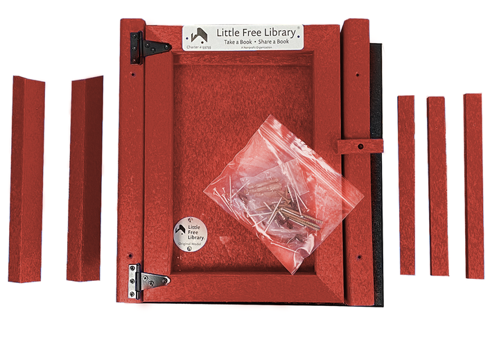 Composite One Story Red Kit Little Free Library