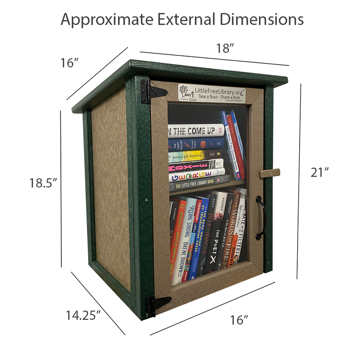 Composite Two Story Forest Kit Little Free Library
