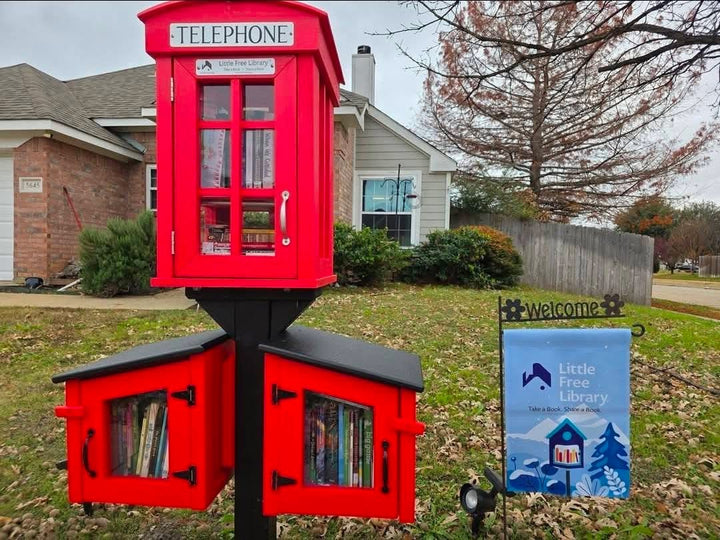 Telephone Booth Little Free Library