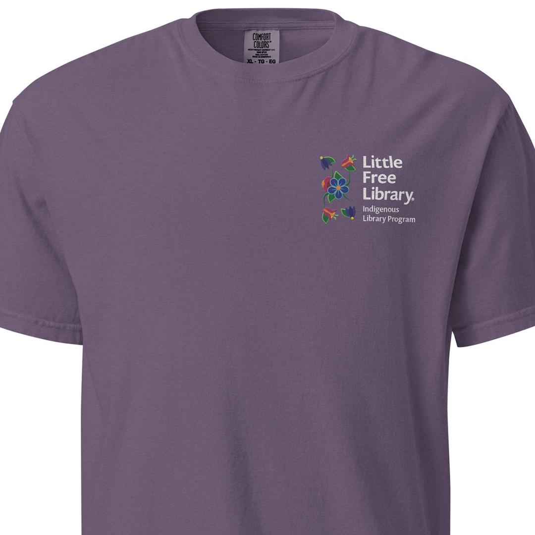 Floral-Embroidered Heavyweight Tee