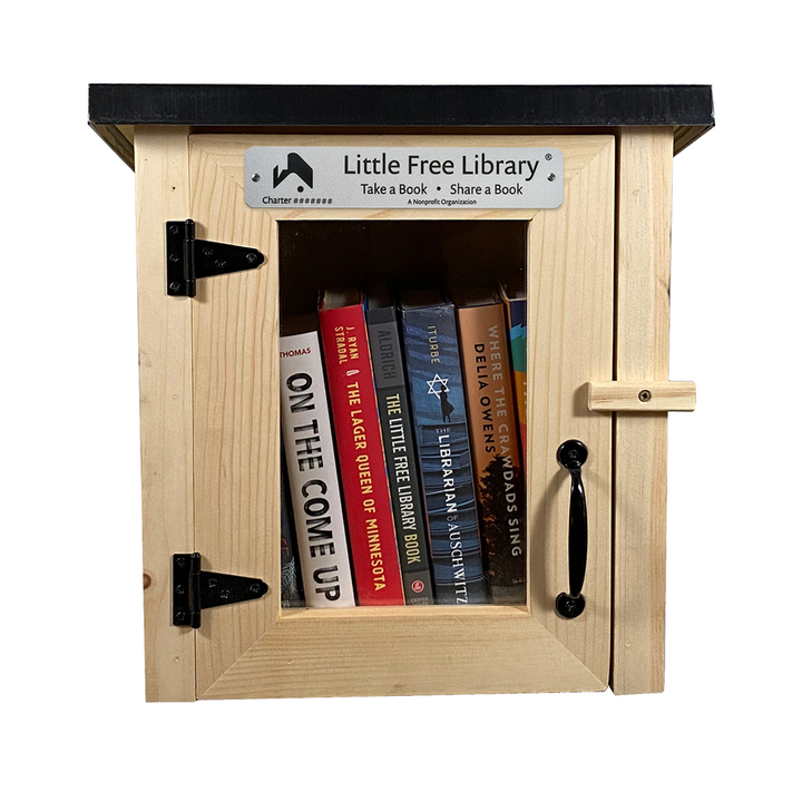 Mini Shed Kit Little Free Library, Front View