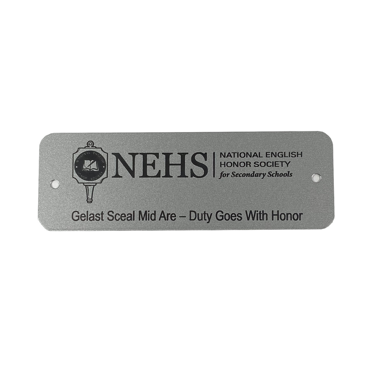 English Honor Societies Sponsor Plaque