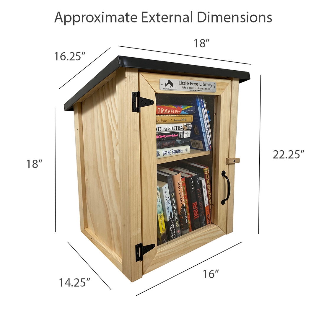 Two Story Shed Unfinished Little Free Library Dimensions