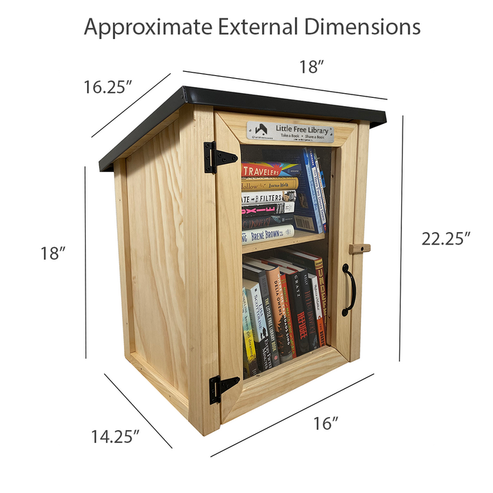 Two Story Shed Unfinished Little Free Library Dimensions