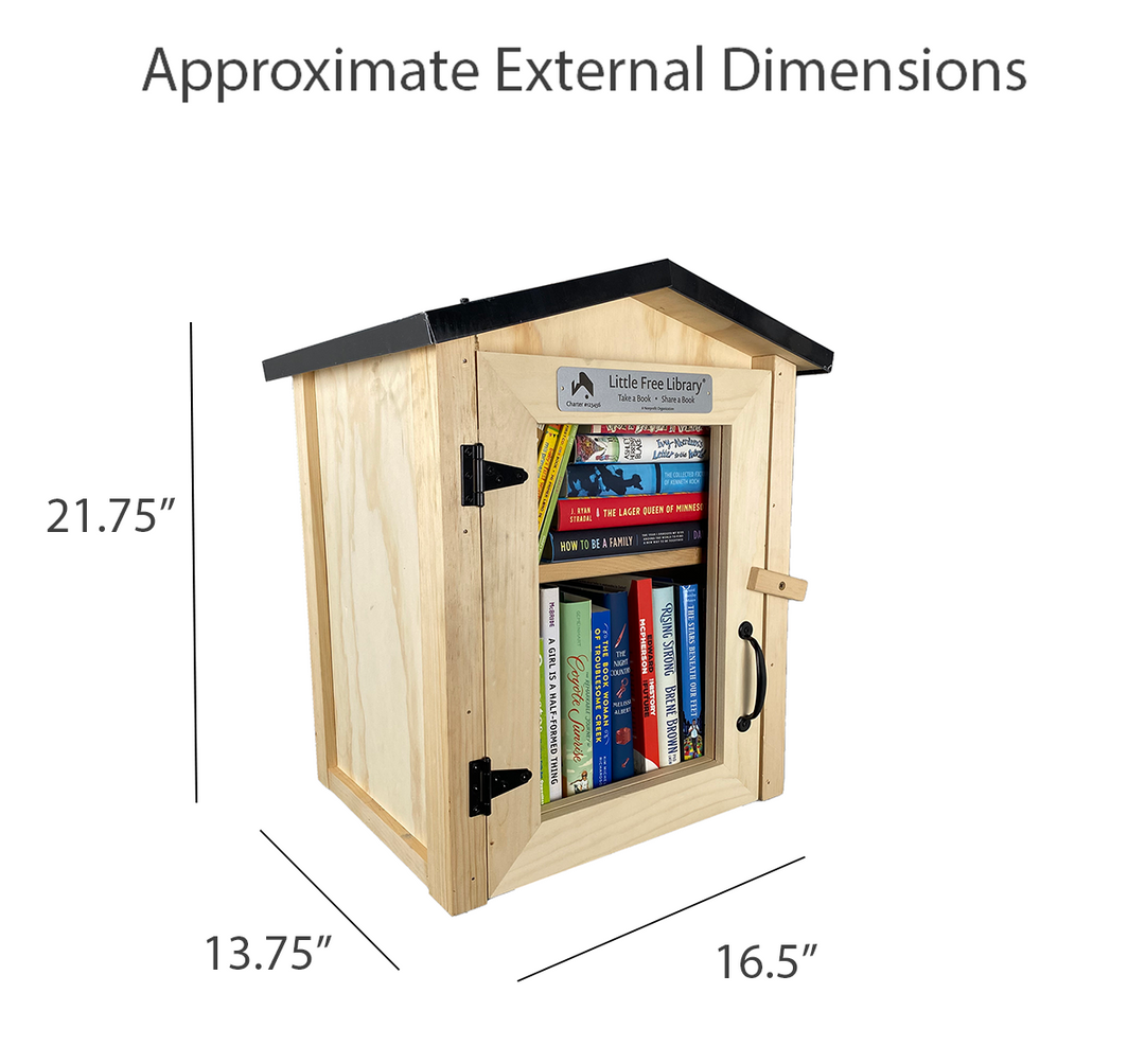 Two Story Book Nook Unfinished Little Free Library