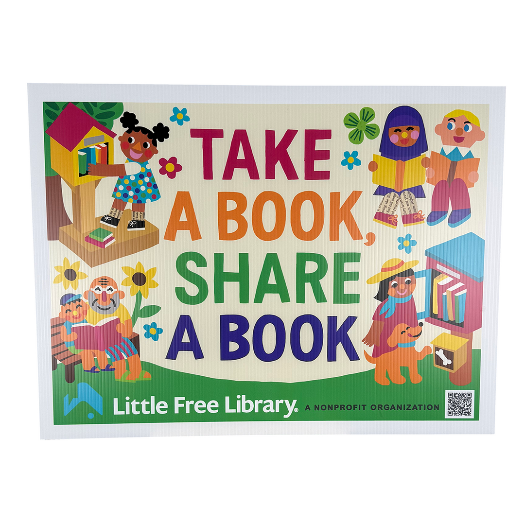 Take a Book Share a Book Yard Sign