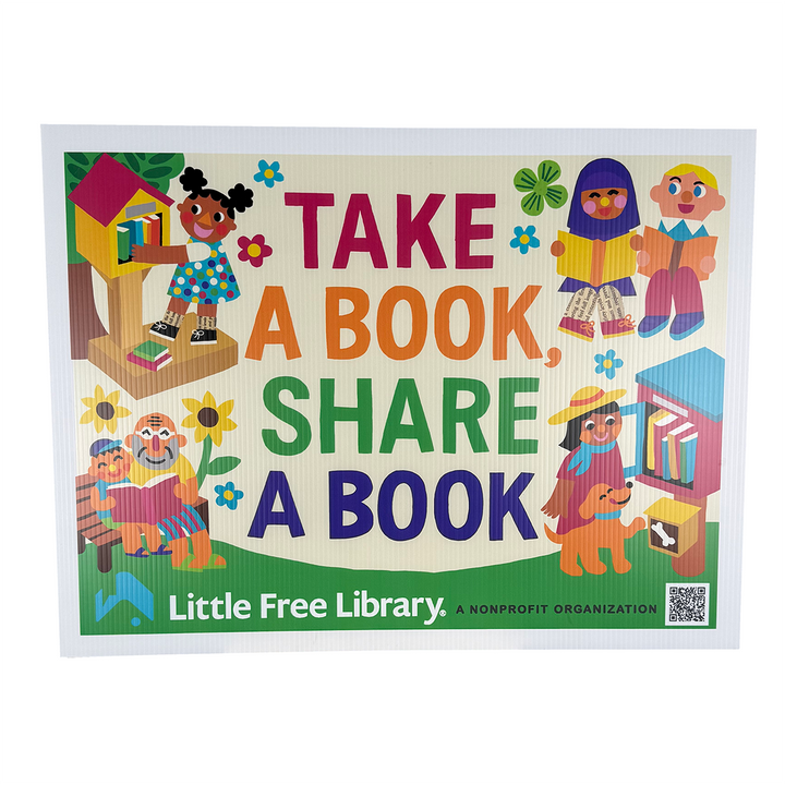 Take a Book Share a Book Yard Sign