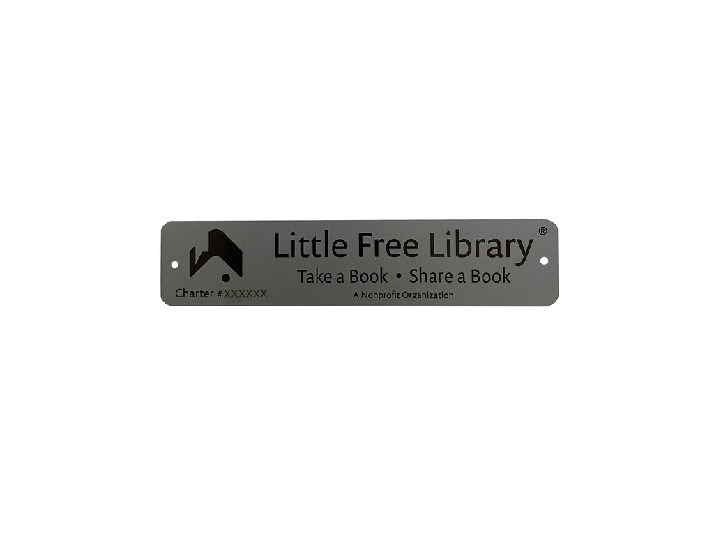 Little Free Library Charter Sign Etsy