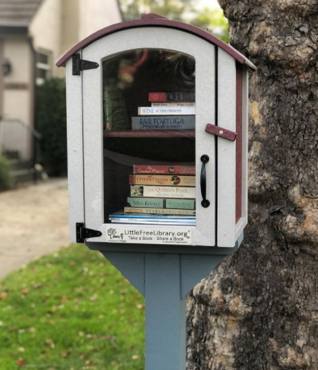 Composite Two Story Arched Little Free Library