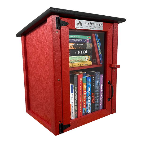 Composite Two Story Red Kit Little Free Library