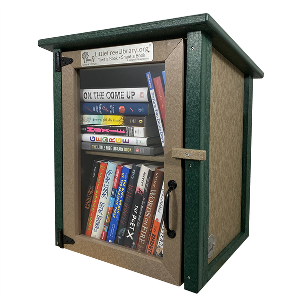 Composite Two Story Forest Little Free Library