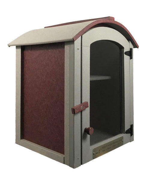 Composite Two Story Arched Little Free Library box