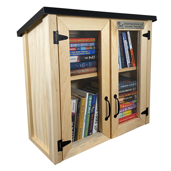Double Door Shed Unfinished Little Free Library