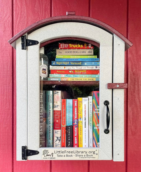 Composite Two Story Arched Little Free Library
