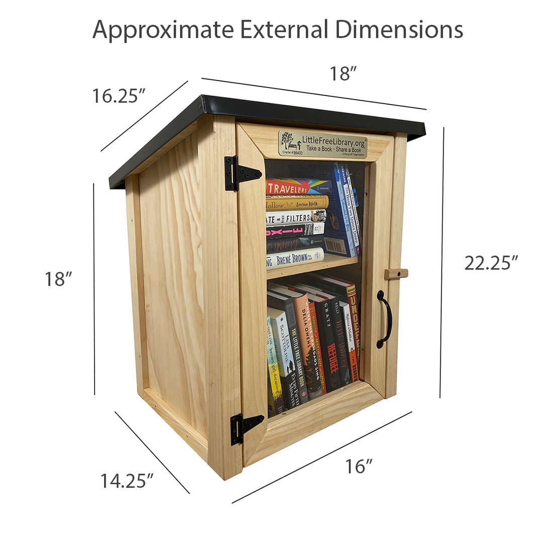 Two Story Shed Unfinished Kit Little Free Library
