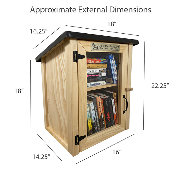 Two Story Shed Unfinished Little Free Library