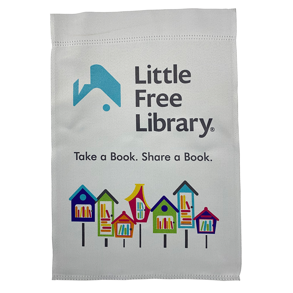 Little Free Library Garden Flag